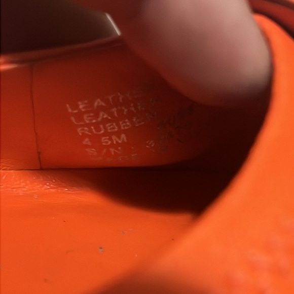 Tory Burch Women's Minnie Leather Travel Ballet Flats, Mango Sz 4.5M - Picture 12 of 12